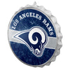 Los Angeles Rams NFL Metal Distressed Bottlecap Sign