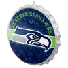 Seattle Seahawks NFL Metal Distressed Bottlecap Sign