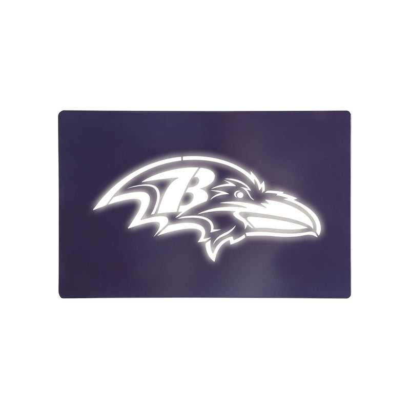 FOCO Denver Broncos NFL Metal Light Up Logo Sign