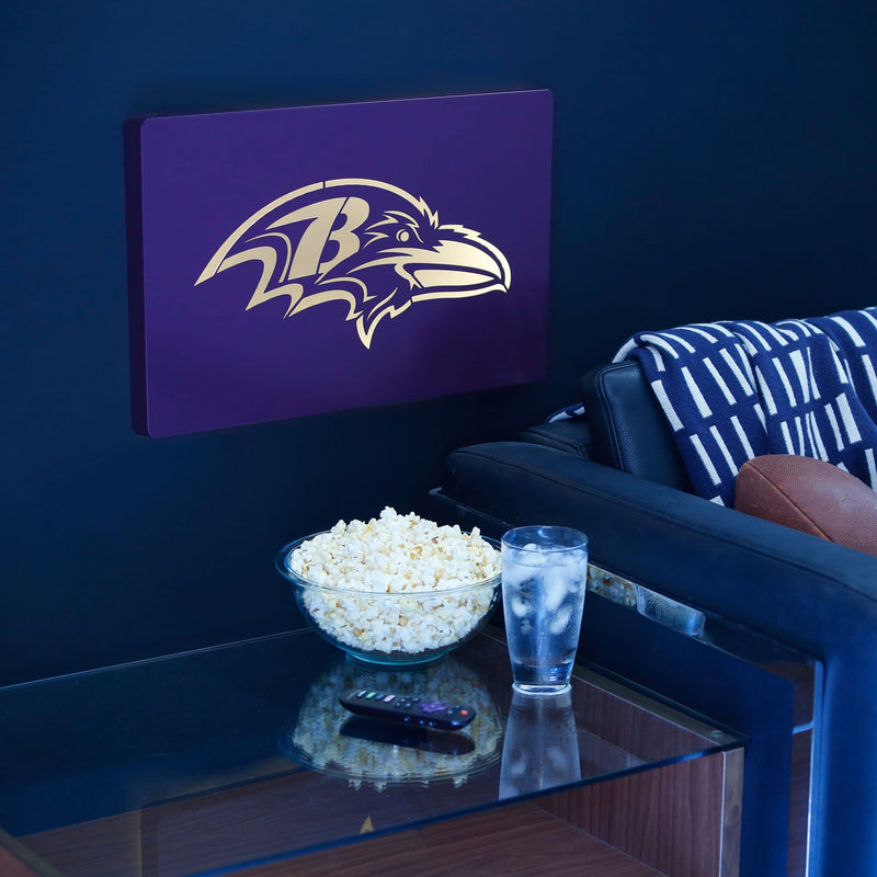 Baltimore Ravens Wall Art, Metal Sign, NFL