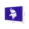 Minnesota Vikings NFL Metal Light Up Logo Sign