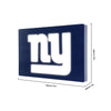 New York Giants NFL Metal Light Up Logo Sign