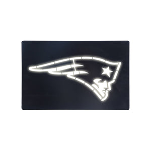 New England Patriots NFL Metal Light Up Logo Sign