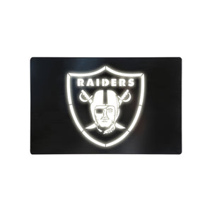 Las Vegas Raiders NFL Metal Light Up Logo Sign