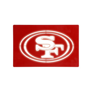 San Francisco 49ers NFL Metal Light Up Logo Sign