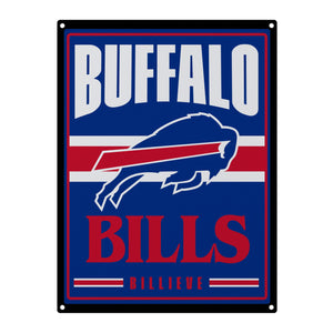 Buffalo Bills NFL Metal Tacker Wall Sign