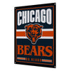 Chicago Bears NFL Metal Tacker Wall Sign