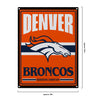 Denver Broncos NFL Metal Tacker Wall Sign