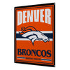 Denver Broncos NFL Metal Tacker Wall Sign