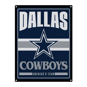 Dallas Cowboys NFL Metal Tacker Wall Sign