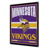 Minnesota Vikings NFL Metal Tacker Wall Sign