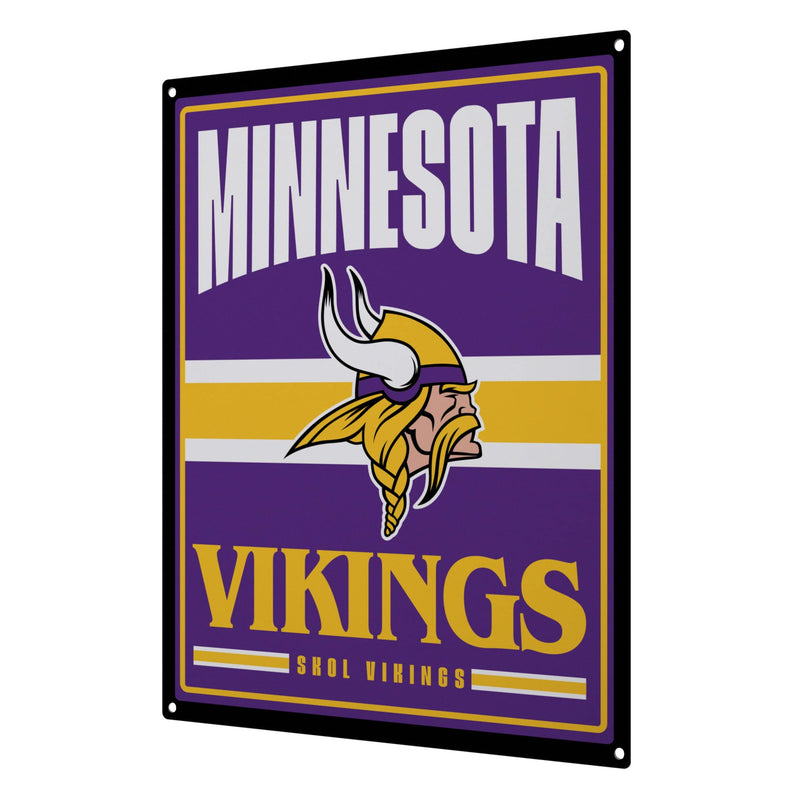 Minnesota Vikings Football Team Retro Logo Minnesota License Plate Art  Poster