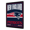 New England Patriots NFL Metal Tacker Wall Sign