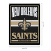 New Orleans Saints NFL Metal Tacker Wall Sign