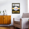 Pittsburgh Steelers NFL Metal Tacker Wall Sign