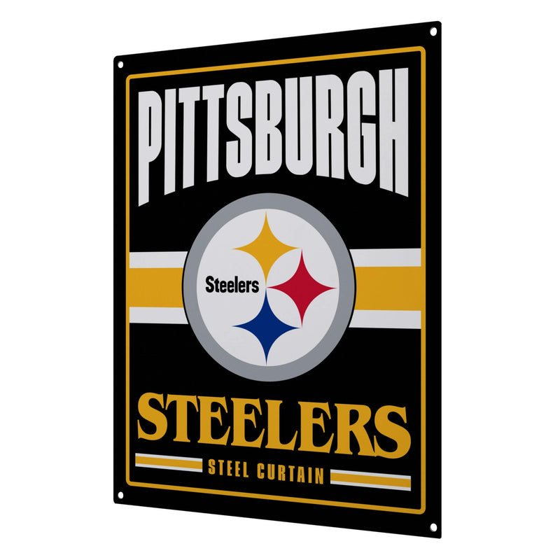 Pittsburgh Steelers 23 LED Retro Logo Round Wall Sign