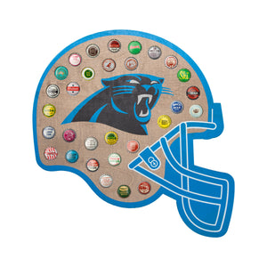 Carolina Panthers NFL Push Bottle Cap Wall Sign