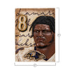 Baltimore Ravens NFL Lamar Jackson Player Wall Plaque