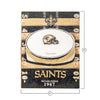 New Orleans Saints NFL Mercedes-Benz Superdome Stadium Wall Plaque