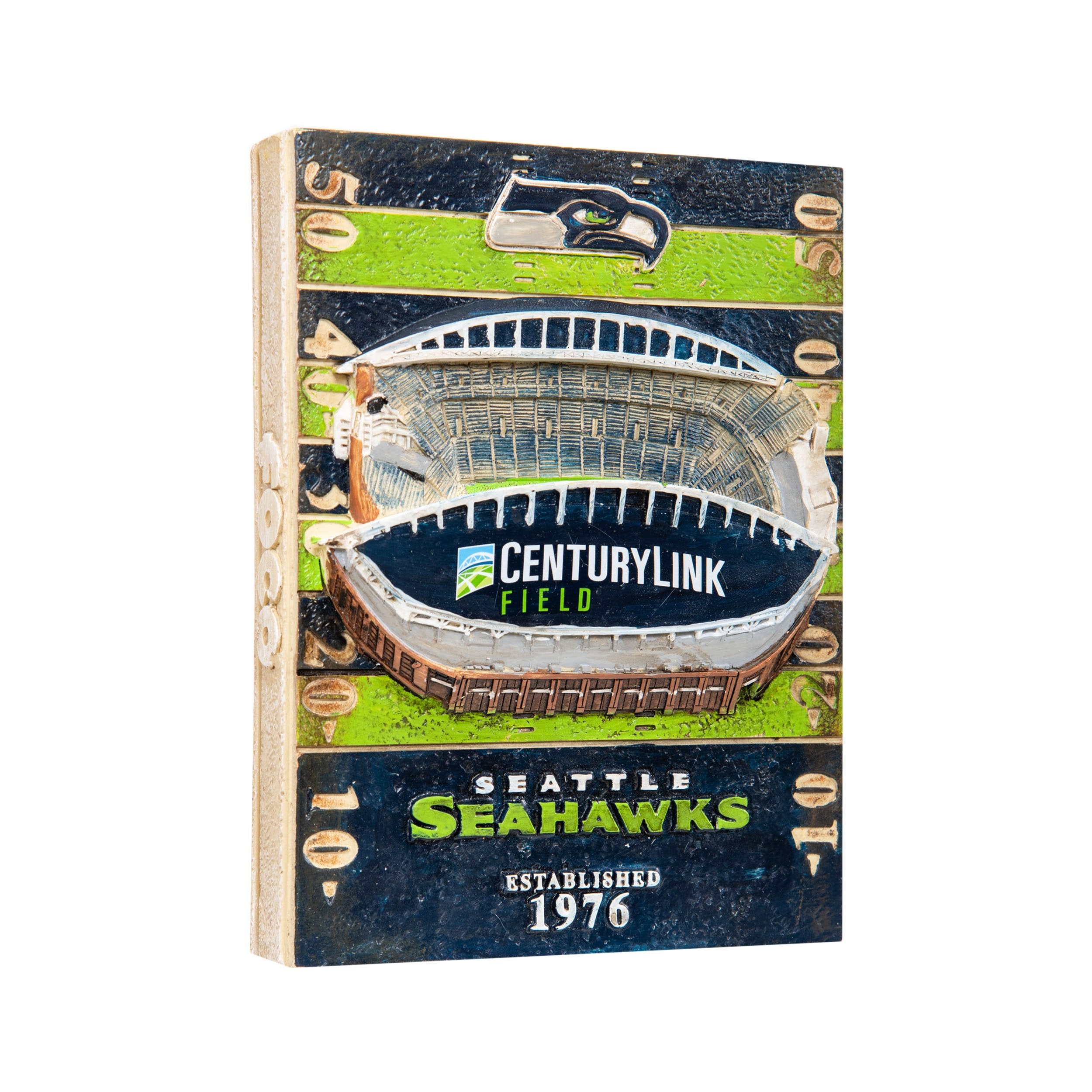 Seattle Seahawks NFL Stadium Wall Plaque - CenturyLink Field