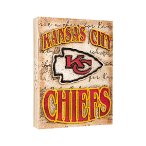 Kansas City Chiefs NFL Team Logo Wall Plaque