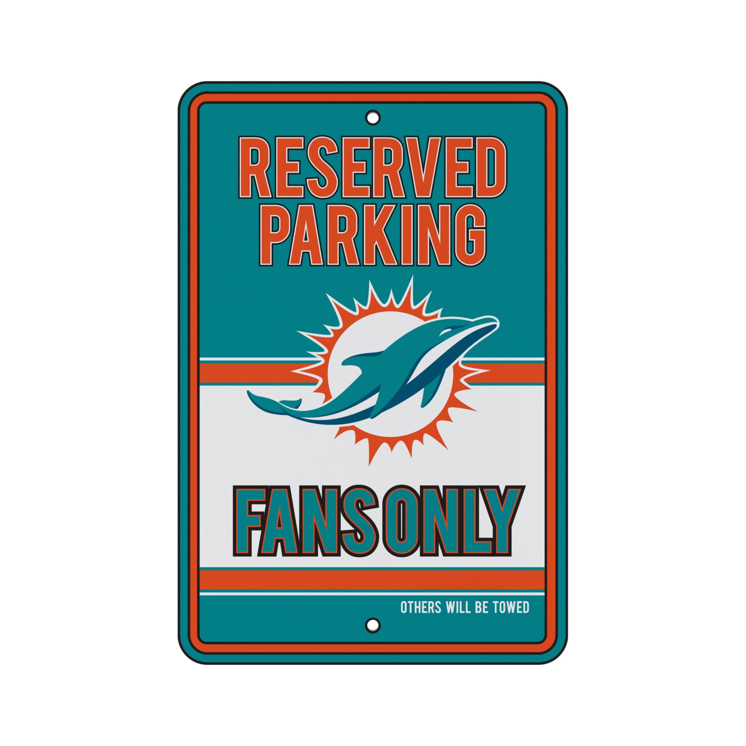 Miami Dolphins Reserved Parking Sign