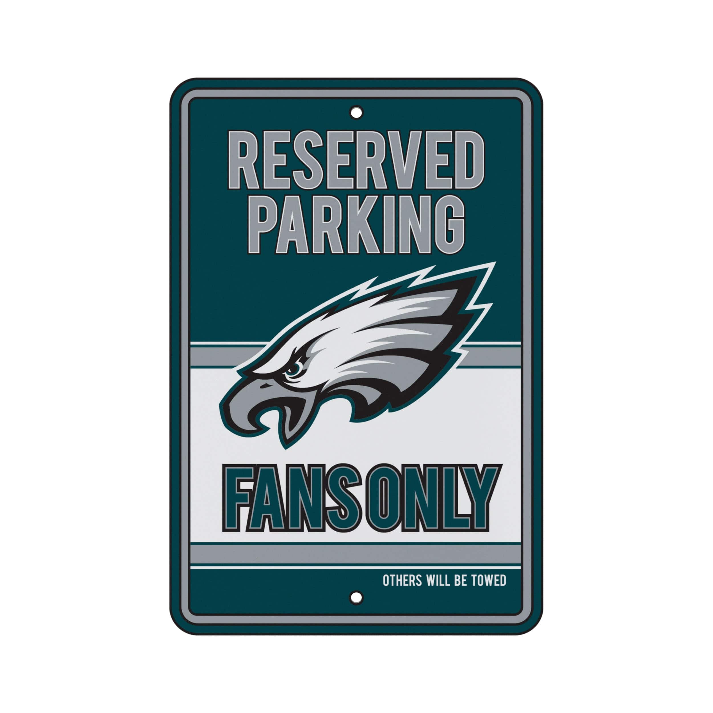 Philadelphia Eagles Reserved Parking Sign