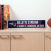 New England Patriots NFL Stadium Street Sign