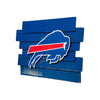 Buffalo Bills NFL Staggered Wood Logo Sign