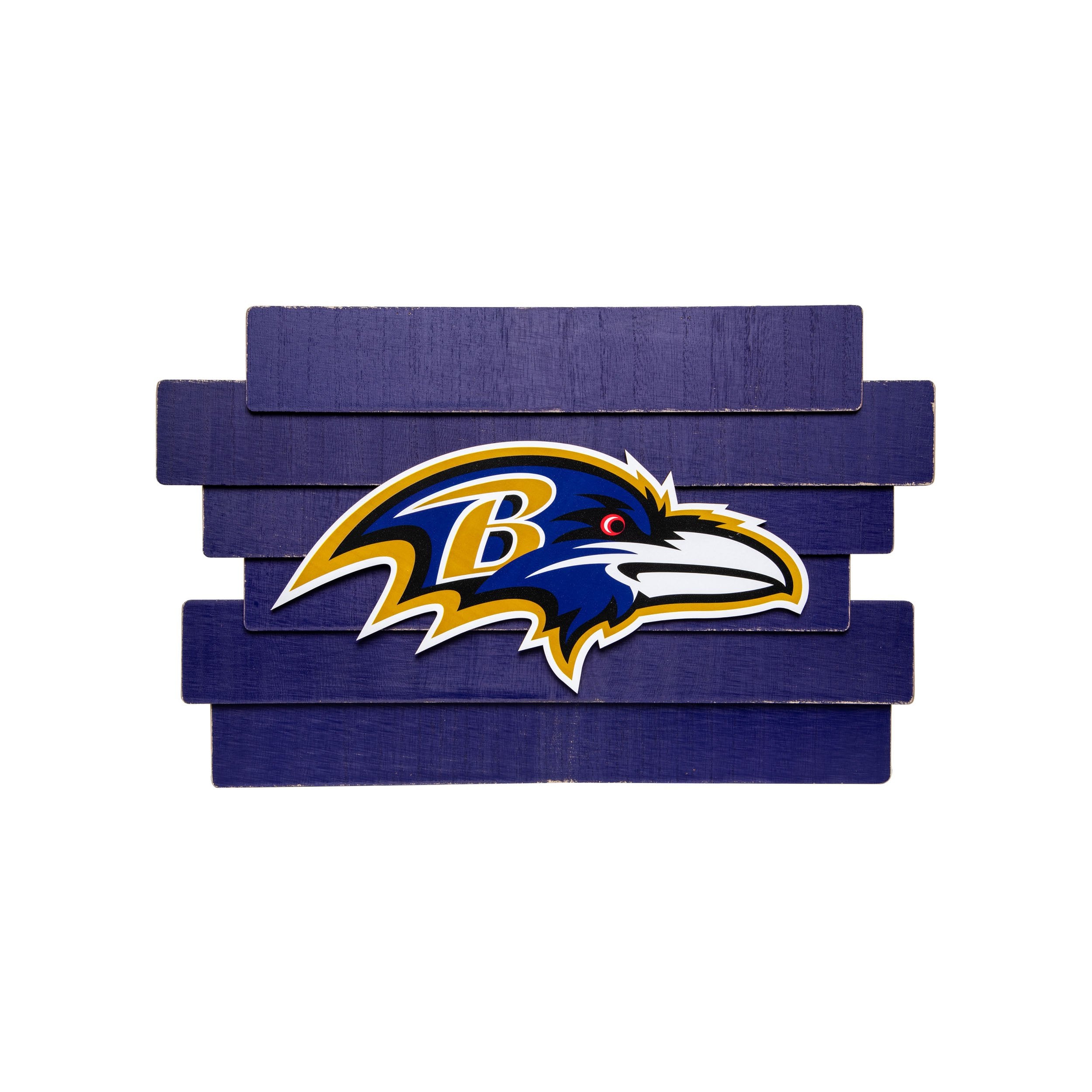 Fan Creations Baltimore Ravens Wood Sign 12 Inch  