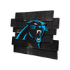 Carolina Panthers NFL Staggered Wood Logo Sign