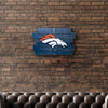 Denver Broncos NFL Staggered Wood Logo Sign