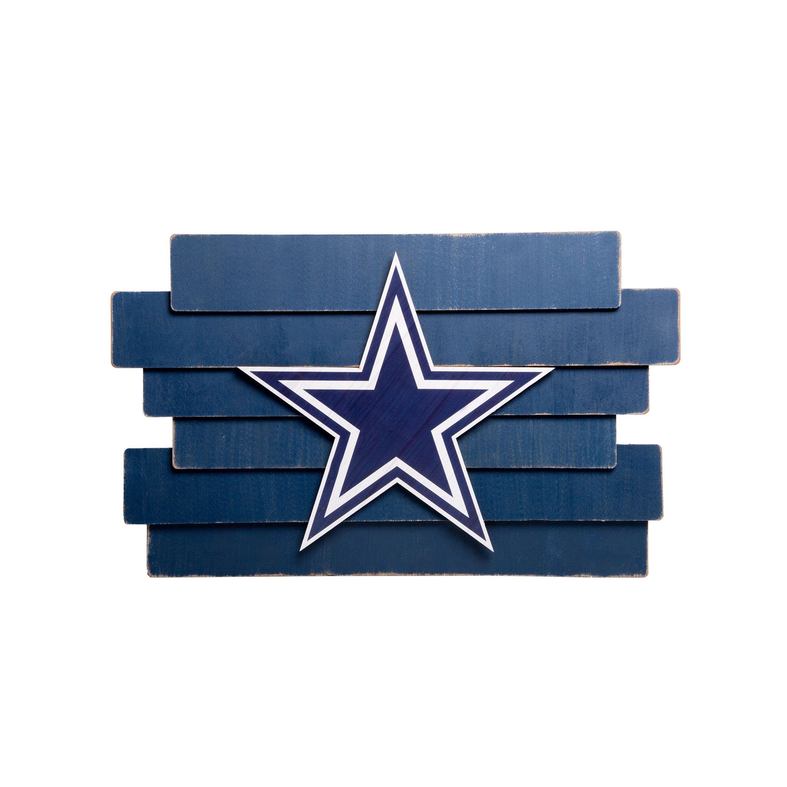 NFL Indoor Dallas Cowboys Distressed Logo Cutout Wood Sign