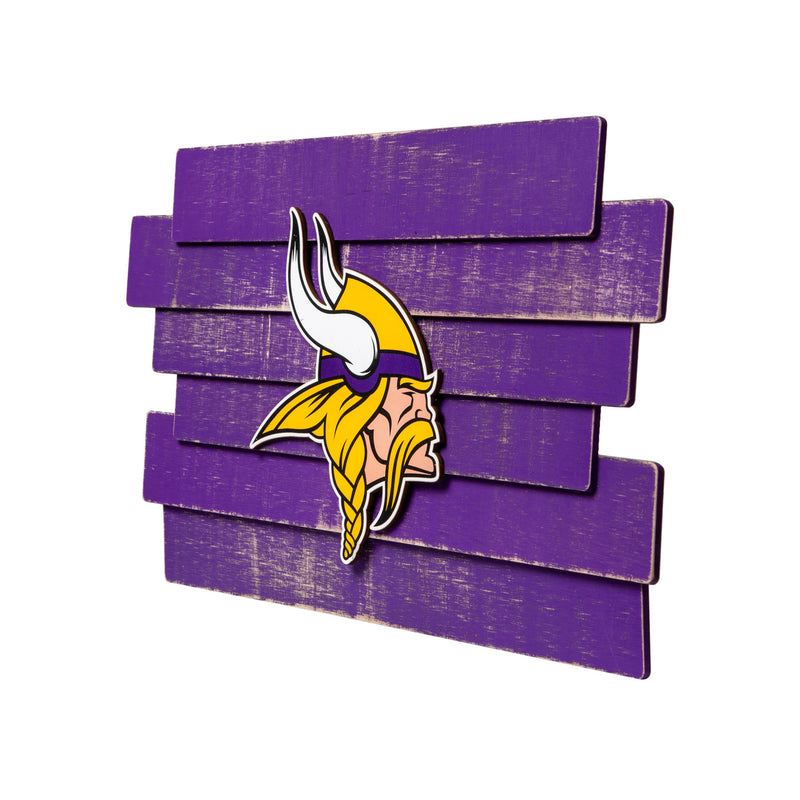 NFL Minnesota Vikings Distressed Logo Cutout Sign