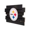 Pittsburgh Steelers NFL Staggered Wood Logo Sign