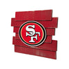 San Francisco 49Ers NFL Staggered Wood Logo Sign