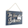 Dallas Cowboys NFL This Home Believes Wall Sign