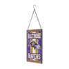 Baltimore Ravens NFL Team Stripe Stain Glass Sign