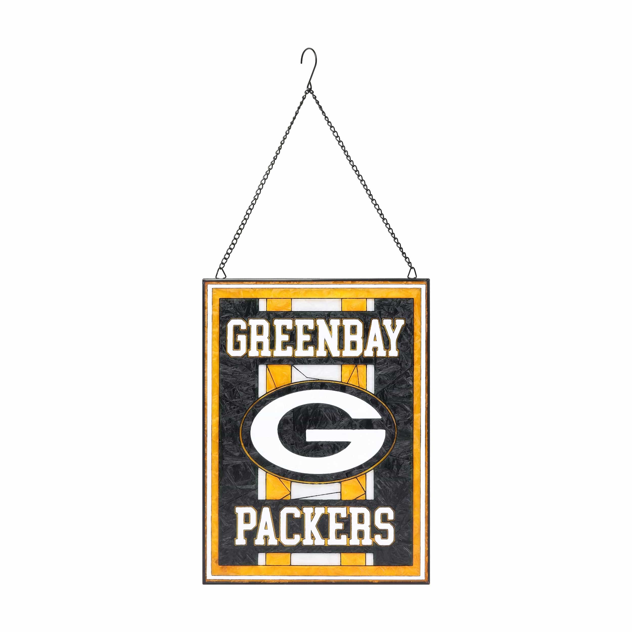 Green Bay Packers Sign Glass Wall Art Logo