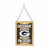 Green Bay Packers NFL Team Stripe Stain Glass Sign