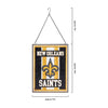 New Orleans Saints NFL Team Stripe Stain Glass Sign