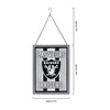 Las Vegas Raiders NFL Team Stripe Stain Glass Sign