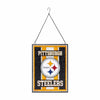 Pittsburgh Steelers NFL Team Stripe Stain Glass Sign