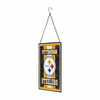 Pittsburgh Steelers NFL Team Stripe Stain Glass Sign