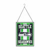 Seattle Seahawks NFL Team Stripe Stain Glass Sign