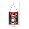 Tampa Bay Buccaneers NFL Team Stripe Stain Glass Sign