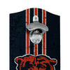 Chicago Bears NFL Wooden Bottle Cap Opener Sign