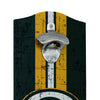 Green Bay Packers NFL Wooden Bottle Cap Opener Sign