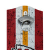 Kansas City Chiefs NFL Wooden Bottle Cap Opener Sign