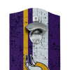 Minnesota Vikings NFL Wooden Bottle Cap Opener Sign